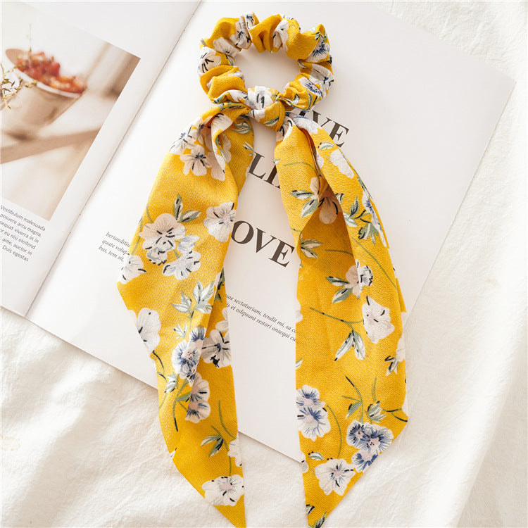 Wholesale Floral Fabrics Large Intestine Hair Bands